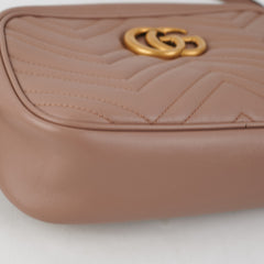 Gucci Marmont Small Shoulder Bag Dusty Pink