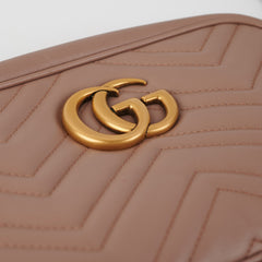 Gucci Marmont Small Shoulder Bag Dusty Pink