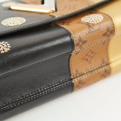 Louis Vuitton Twist MM Black / Monogram / Gold