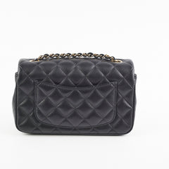 Chanel Mini Rectangular Lambskin Black Bag