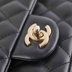 Chanel Mini Rectangular Lambskin Black Bag