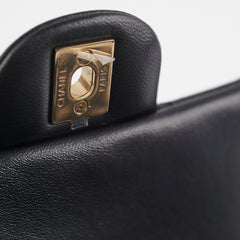 Chanel Mini Rectangular Lambskin Black Bag