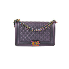 Chanel Old Mermaid Medium Boy Iridescent Boy Bag