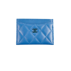 Card Holder Lambskin Royal Blue