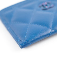 Card Holder Lambskin Royal Blue