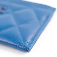 Card Holder Lambskin Royal Blue