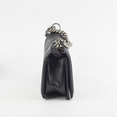 Chanel Old Medium Boy Chevron Black Bag