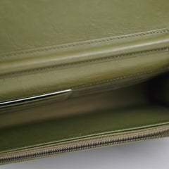 Chanel Wallet On Chain WOC Green Chevron