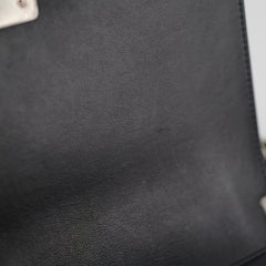 Chanel Old Medium Boy Chevron Black Bag