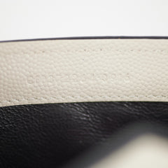 Saint Laurent White Monogram Long Envelope Wallet