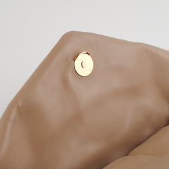 Saint Laurent Small Puffer Lou Beige Shoulder Bag