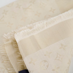 Louis Vuitton Louis Vuitton Monogram Shine Shawl, Blanc (White)