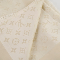 Louis Vuitton Louis Vuitton Monogram Shine Shawl, Blanc (White)