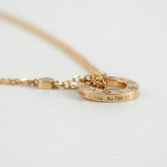 Cartier Love Necklace 2 Diamonds Yellow Gold