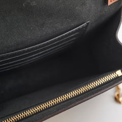 Louis Vuitton Dauphine Chain Wallet Monogram Bag