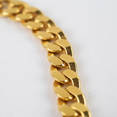 Christian Dior Yellow Gold CD Necklace Costume Jewellery