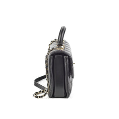 Chanel Trendy CC Medium Lambskin Black Quilted - Series 24