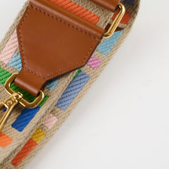 Fendi FF Jacquard Canvas Strap Multiclour
