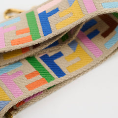 Fendi FF Jacquard Canvas Strap Multiclour
