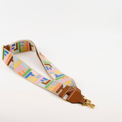 Fendi FF Jacquard Canvas Strap Multiclour