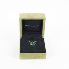 Van Cleef & Arpels Vintage Alhambra Malachite Necklace