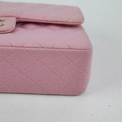 Chanel Classic Flap Small Pink Fabric - Series 6
