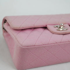Chanel Classic Flap Small Pink Fabric - Series 6