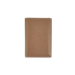 Hermes Taupe Card Holder