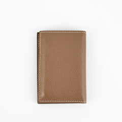 Hermes Taupe Card Holder