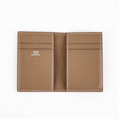 Hermes Taupe Card Holder