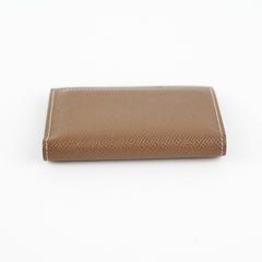 Hermes Taupe Card Holder