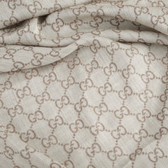 Gucci GG Supreme Scarf Beige