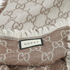 Gucci GG Supreme Scarf Beige