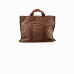 Hermes Herline Canvas Tote GM