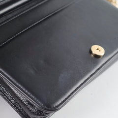 Chanel Boy Wallet on Chain Caviar WOC Black GHW