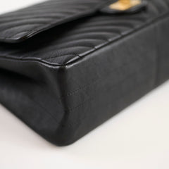 Chanel Reissue 2.66 Chevron Aged Calfskin Black