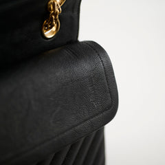 Chanel Reissue 2.66 Chevron Aged Calfskin Black