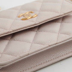 Chanel Micro Chain Pink Caviar Crossbody Bag- Series 31