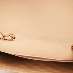 ITEM 24 - Chanel Quilted Jumbo Single Flap Beige