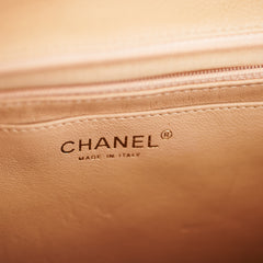 ITEM 24 - Chanel Quilted Jumbo Single Flap Beige