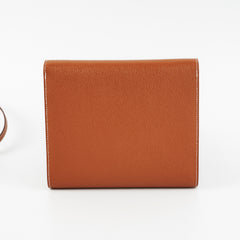 Hermes Clic 16 Epsom Gold Wallet On Chain - U Stamp