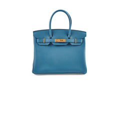 Hermes Birkin 30 Togo 7C Cobalt - Stamp T 2015