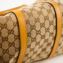 Gucci Boston Monogram Canvas Brown