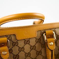 Gucci Boston Monogram Canvas Brown