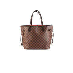 Louis Vuitton Neverfull MM Damier Ebene Shoulder Bag