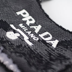 Prada Re-Edition Sequin Black Shoulder Bag