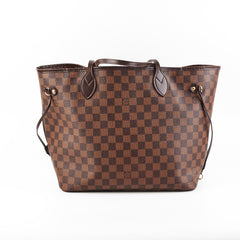 Louis Vuitton Neverfull MM Damier Ebene Shoulder Bag