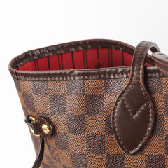 Louis Vuitton Neverfull MM Damier Ebene Shoulder Bag