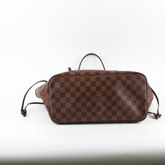 Louis Vuitton Neverfull MM Damier Ebene Shoulder Bag