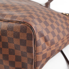Louis Vuitton Neverfull MM Damier Ebene Shoulder Bag